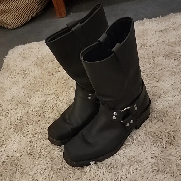 Double H | Shoes | Hh Black Harness Boots 1d | Poshmark display picture 1